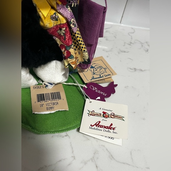 Annalee | Vintage 1998 Victoria bunny with tags 10” Easter Parade - Picture 3 of 9